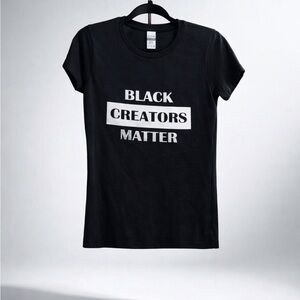 Black Creators Matter Graphic Tee - Women's Black T-Shirt